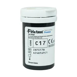 Fine Test Blood Glucose test Strip 25's Pack