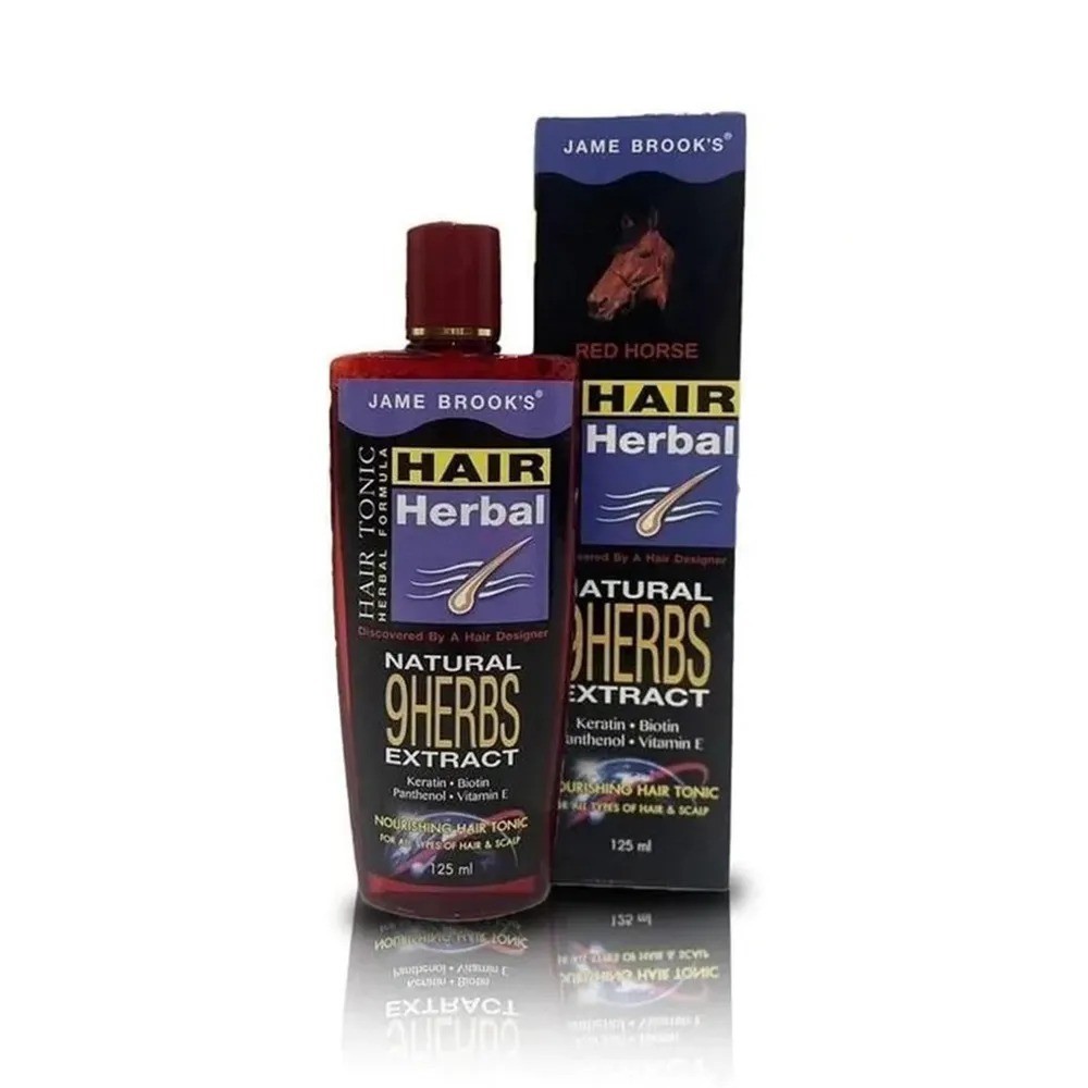 Jame Brooks Herbal Hair Tonic with Natural 9 Herbs Extract